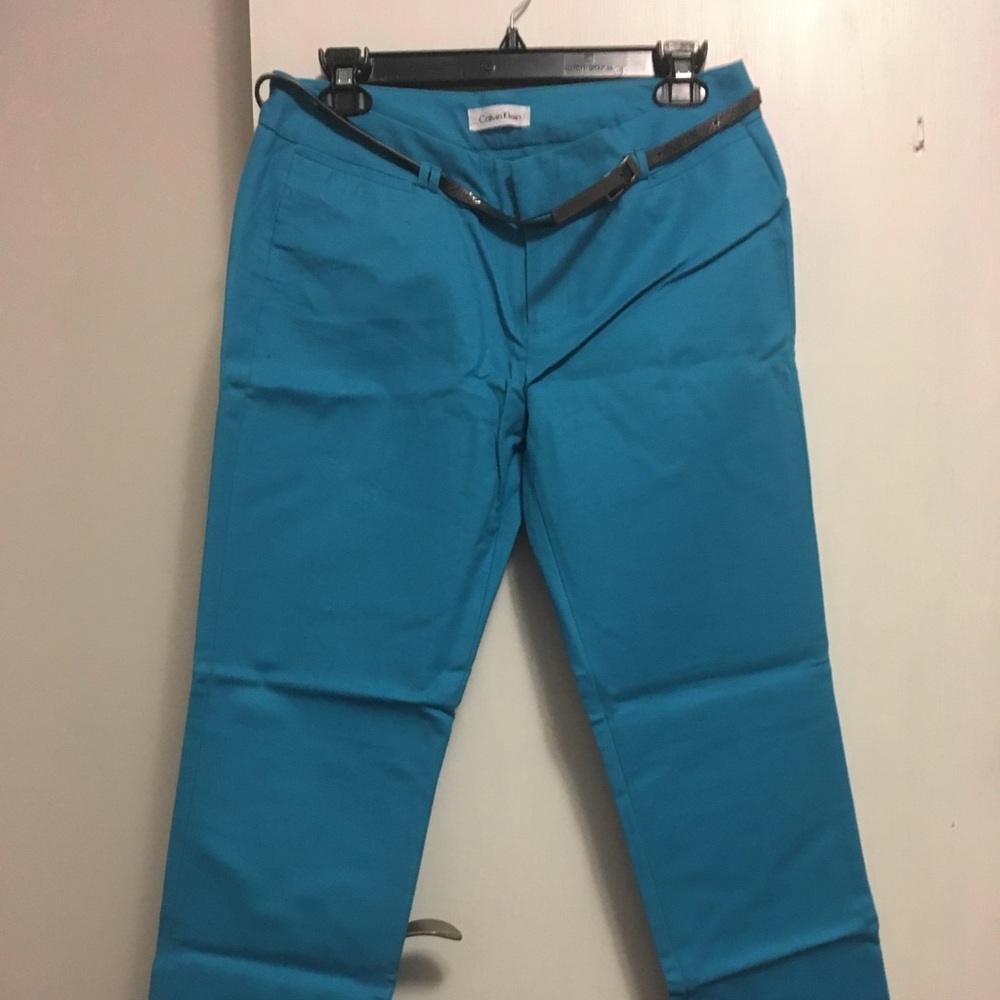 Blue pants from Calvin Klein